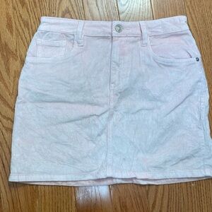 Current/Elliott Light Pink Corduroy Mini Skirt Size 27
